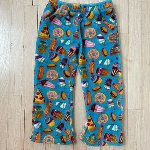Girls popular Ice-cream fleece pj pants size 6/7